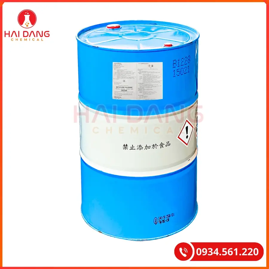 Methylene Chloride (MC) Đức 250kg/Phuy Dung Môi Công Nghiệp | Giá Tốt Quảng Ninh