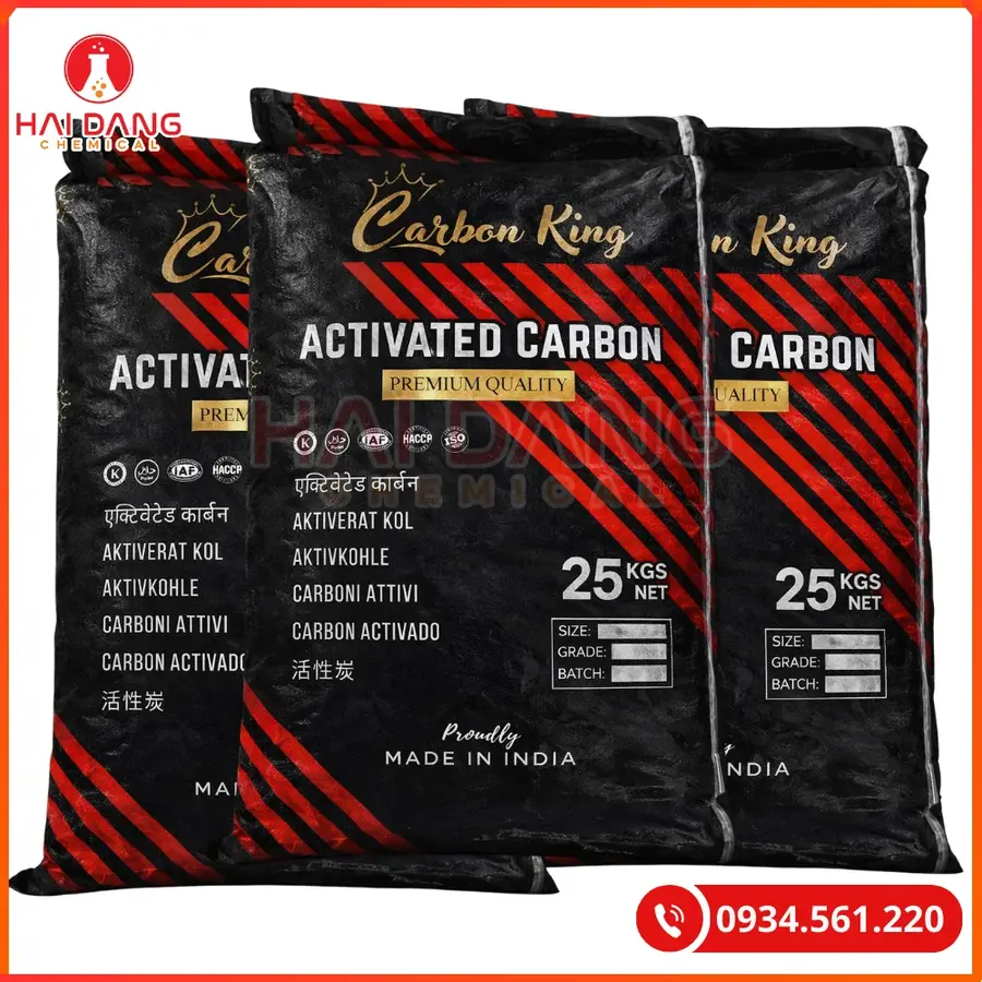 Than Hoạt Tính Hạt CKB Iodine 500 Min Xử Lý Khí Thải | Giá Tốt Quảng Ninh