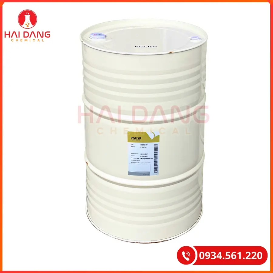 Propylene Glycol Thái Lan 215kg/Phuy Dung Môi Công Nghiệp | Giá Tốt Quảng Ninh