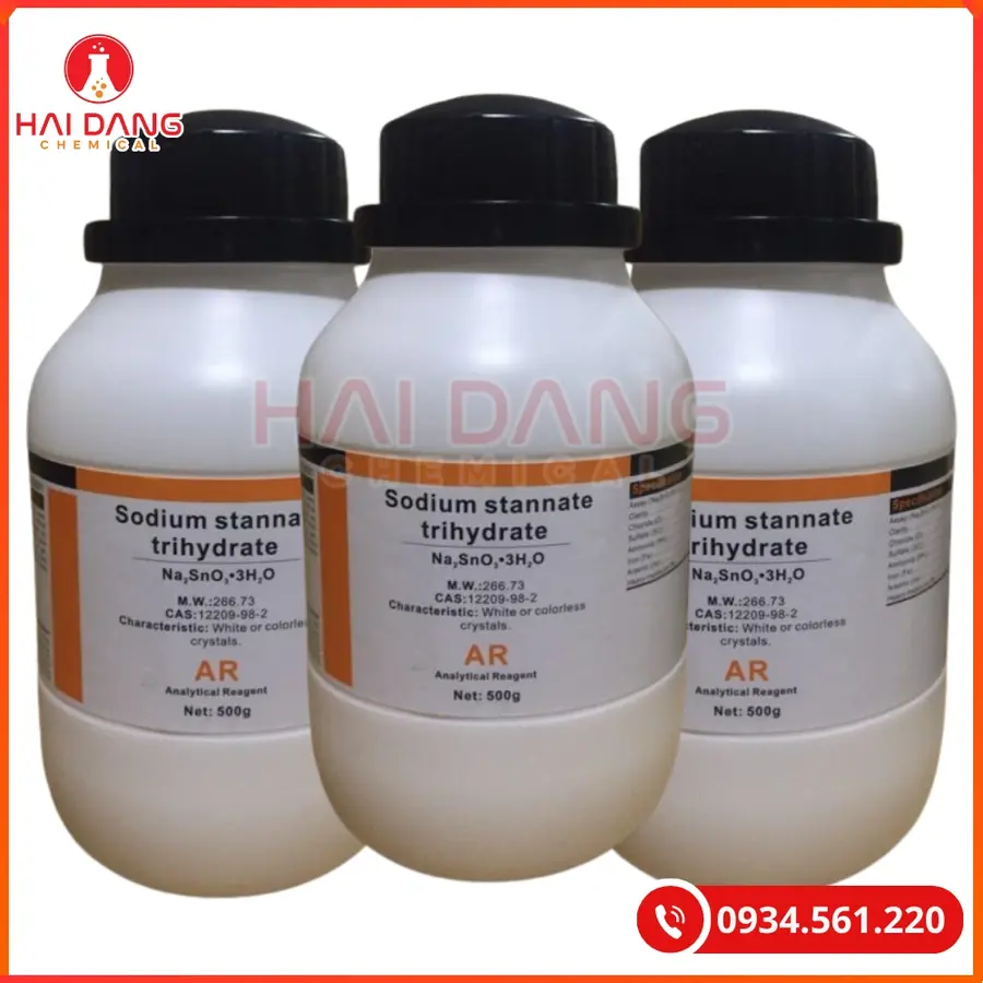Sodium Stannate Xilong 500g Hóa Chất Thí Nghiệm | Giá Tốt Quảng Ninh