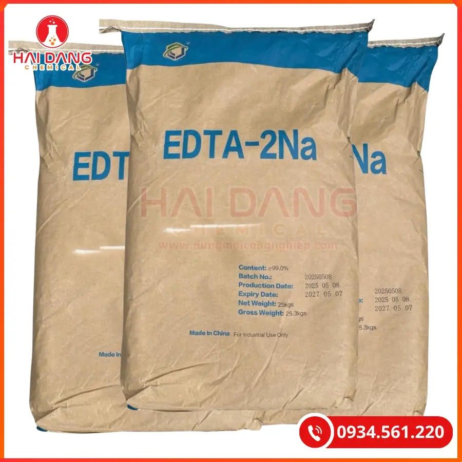 EDTA 2Na Trung Quốc Nguyên Liệu Tẩy Rửa | Giá Tốt Tại Kho Quảng Ninh