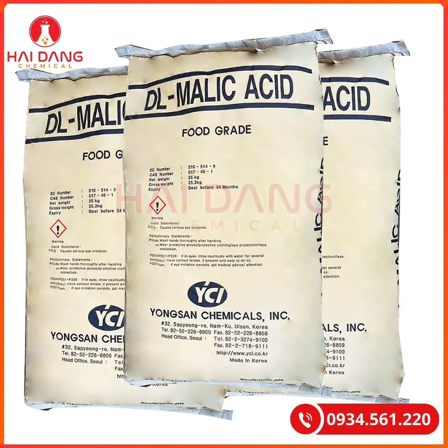 Acid Malic Nhật Bản Thực Phẩm | Giá Tốt Tại Kho Quảng Ninh