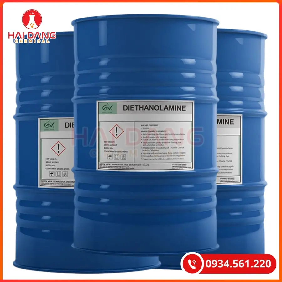 Diethanolamine (DEA) Malaysia 228kg/Phuy Dung Môi Công Nghiệp | Giá Tốt Quảng Ninh