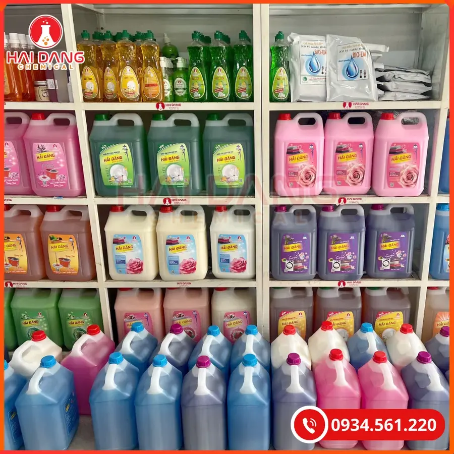 Nước Xả Vải Hải Đăng Hương Hoa Hồng Việt Nam 10 Lít Can 2 Lít Can | Giá Tốt Quảng Ninh