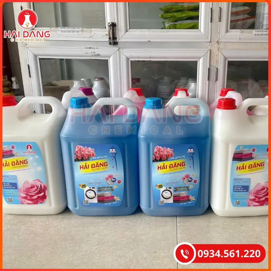 Nước Giặt Hải Đăng Hương Sweet Lovely Việt Nam 10 Lít Can 3,2 Lít Can | Giá Tốt Quảng Ninh