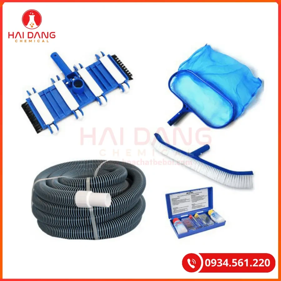 Bộ Vệ Sinh Bể Bơi 6 Món Cao Cấp Đầy Đủ Dụng Cụ | Giá Tốt Quảng Ninh