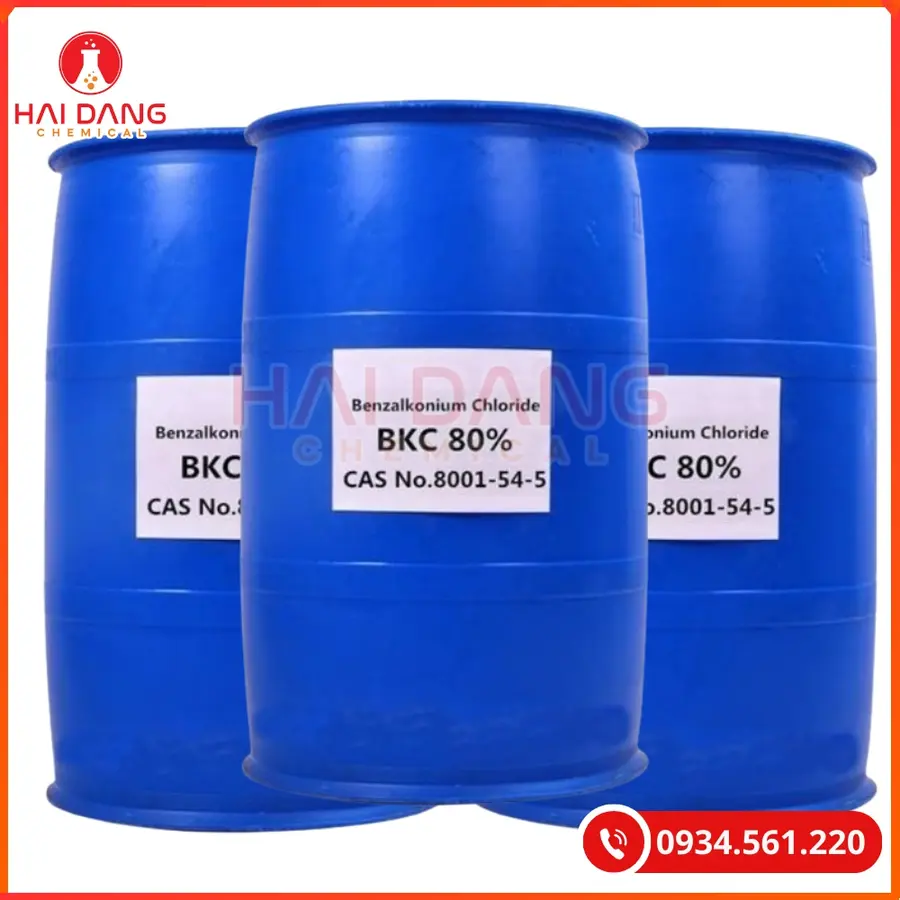 Benzalkonium Chloride BKC Trung Quốc Phuy 200kg Sát Khuẩn Thủy Sản | Giá Tốt Tại Kho Quảng Ninh