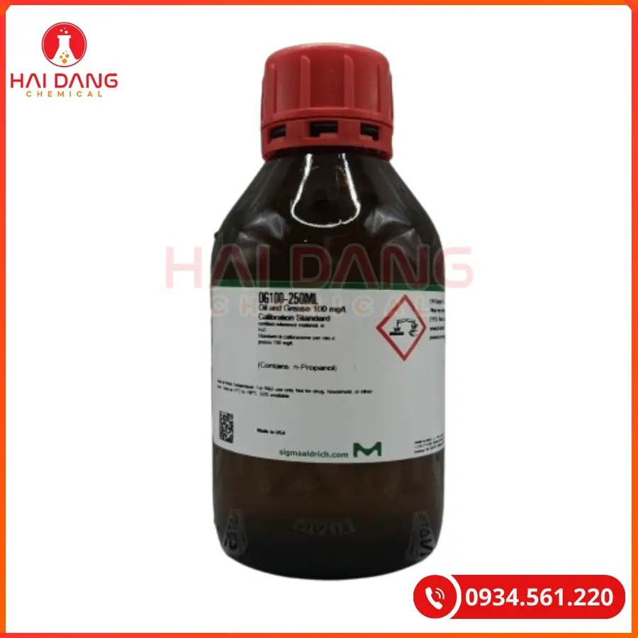 Oil And Grease 100 mg/L Calibration Standard Sigma 250ml Dung Dịch Chuẩn Hiệu Chuẩn | Giá Tốt Quảng Ninh