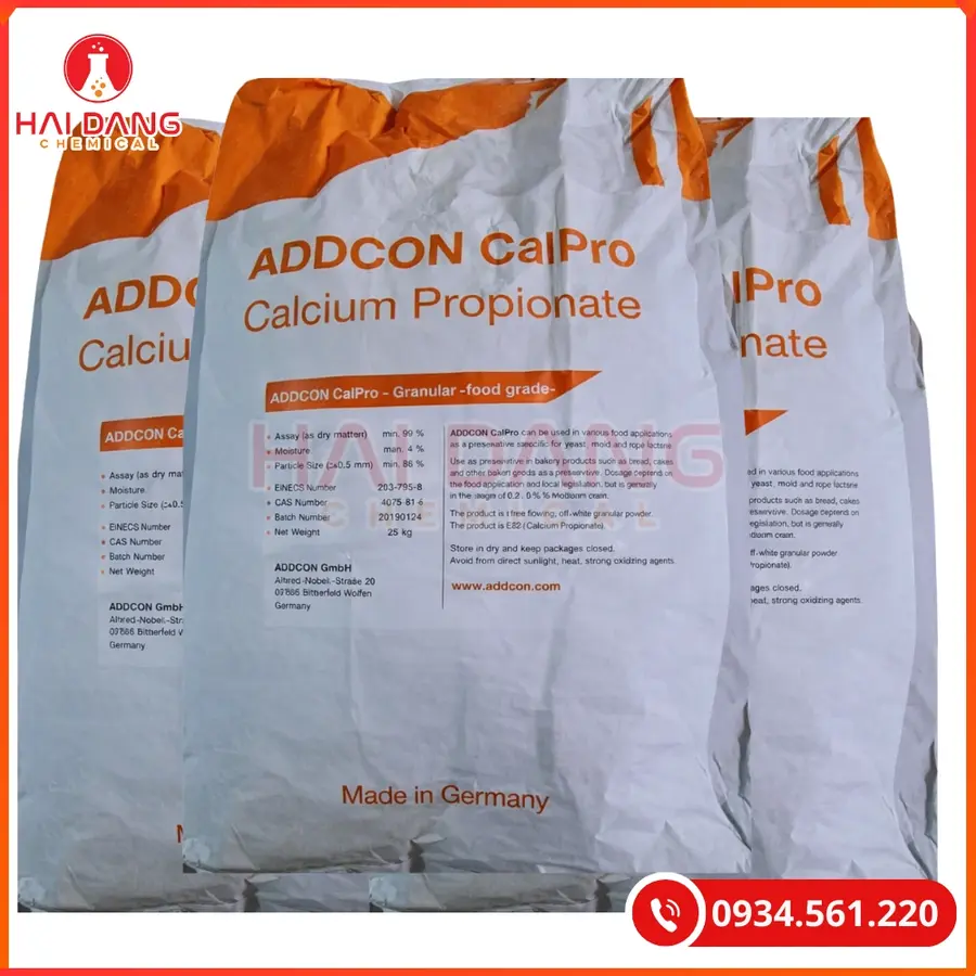 Calcium Propionate Đức | Giá Tốt Tại Quảng Ninh