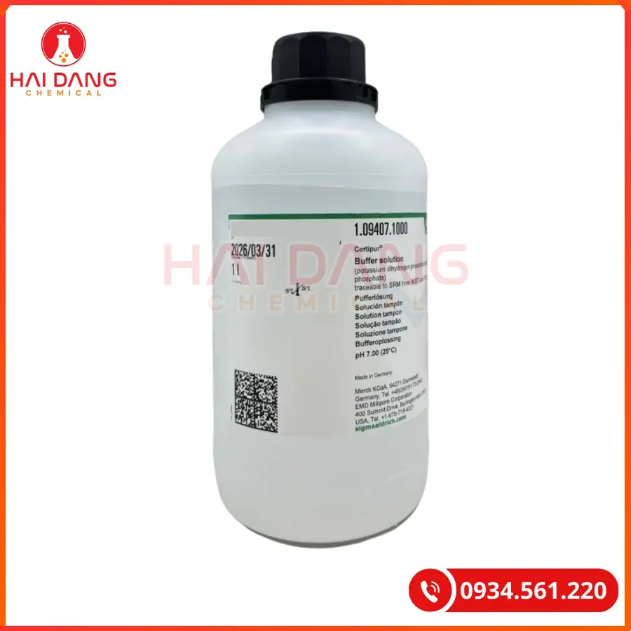 Buffer Solution pH 7.00 Merck 1094071000 1L Hóa Chất Thí Nghiệm | Giá Tốt Quảng Ninh
