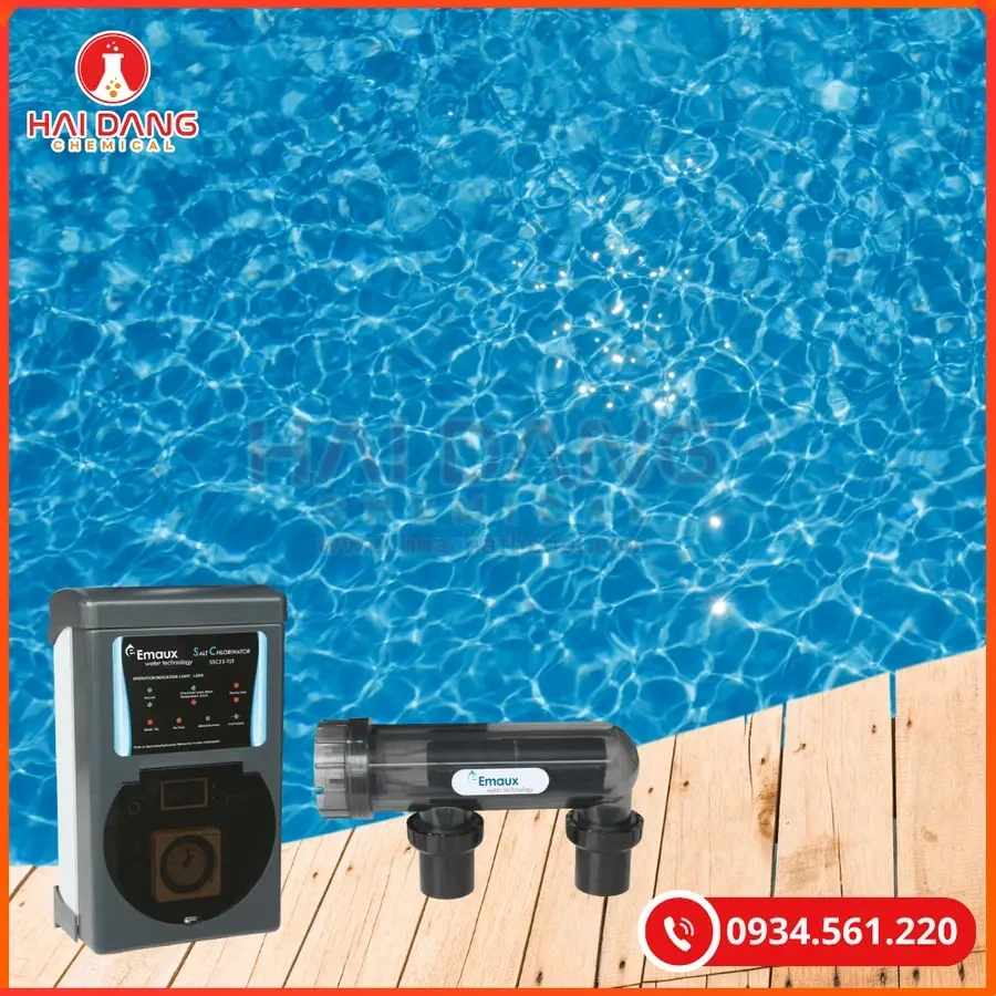Điện Phân Muối Bể Bơi Emaux SSCNano Tạo Clo Tự Động | Giá Tốt Quảng Ninh