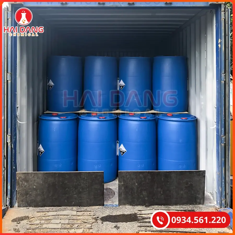 Mono Ethanol Amine (MEA) Thái Lan 210kg/Phuy Dung Môi Công Nghiệp | Giá Tốt Quảng Ninh