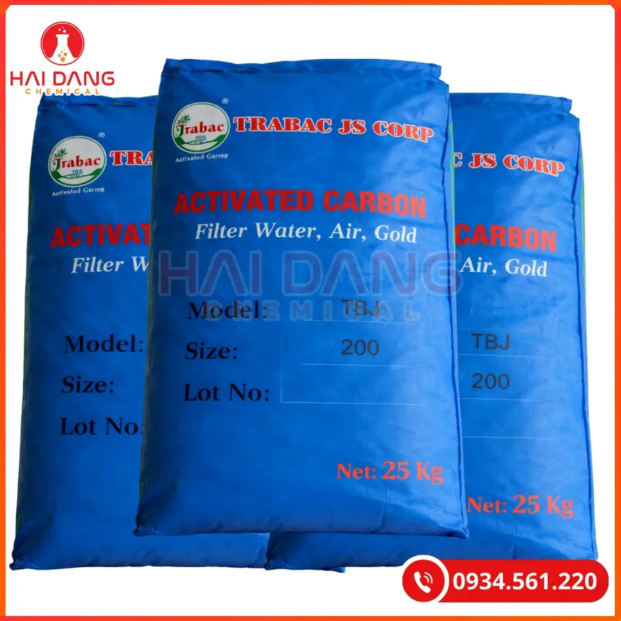 Than Hoạt Tính Bột TĐH U200 Iodine 400-600 Khử Màu Nước | Giá Tốt Quảng Ninh