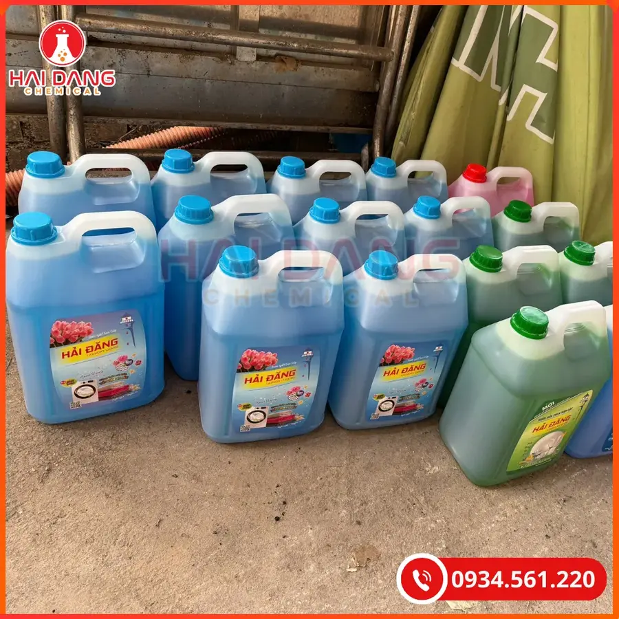 Nước Giặt Hải Đăng Hương Sweet Lovely Việt Nam 10 Lít Can 3,2 Lít Can | Giá Tốt Quảng Ninh