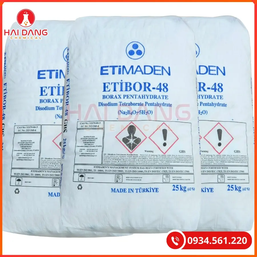 Acid Boric Thổ Nhĩ Kỳ 25kg Hóa Chất Công Nghiệp | Giá Tốt Quảng Ninh
