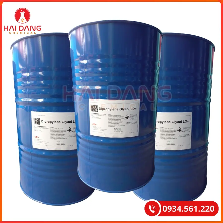 Dipropylene Glycol (DPG) Thái Lan 215kg/Phuy Dung Môi Công Nghiệp | Giá Tốt Quảng Ninh