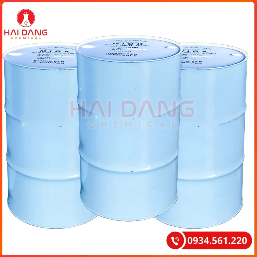 Methyl Isobutyl Ketone (MIBK) Hàn Quốc 165kg/Phuy Dung Môi Công Nghiệp | Giá Tốt Quảng Ninh