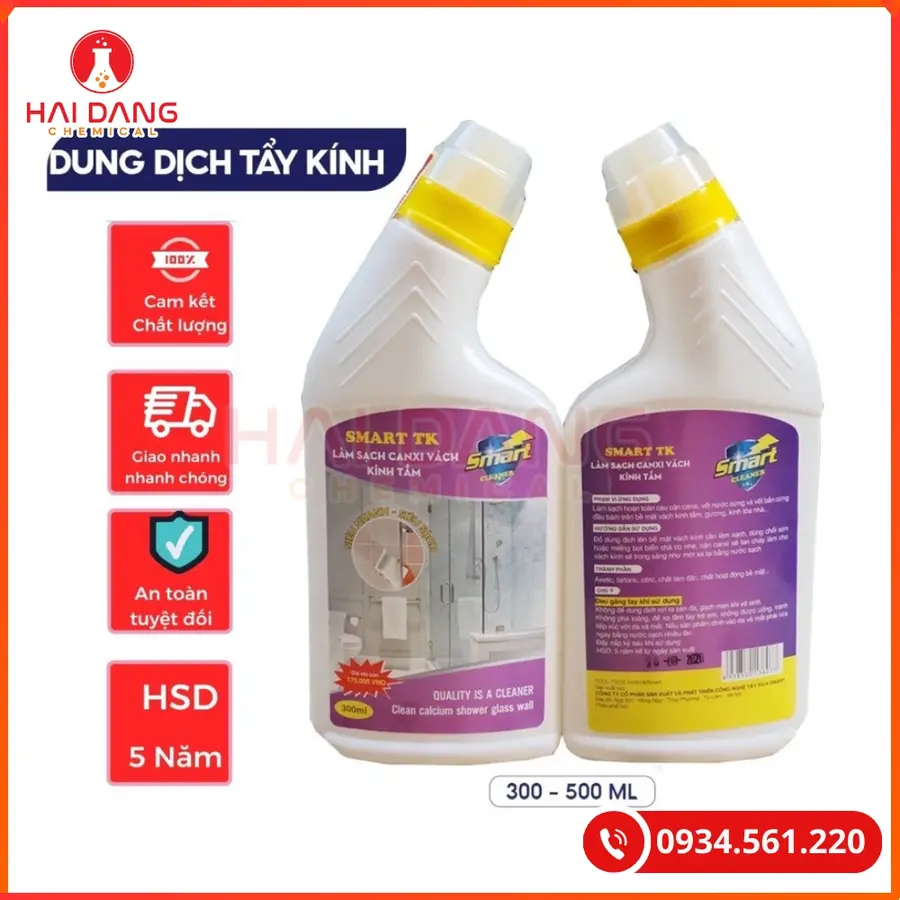 Tẩy Kính Smart TK Việt Nam 300ml Chai Cho Vệ Sinh Kính | Giá Tốt Quảng Ninh