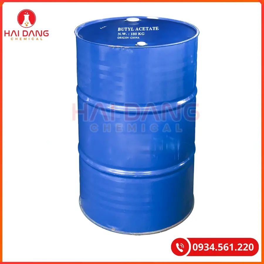 Butyl Acetate Đài Loan 180kg/Phuy Dung Môi Công Nghiệp | Giá Tốt Quảng Ninh