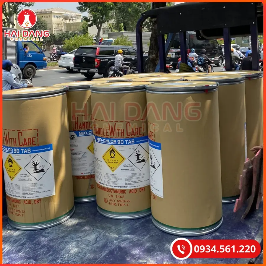 TCCA Bột Viên Nhật Shikoku Thùng 50Kg Khử Trùng Nước | Giá Tốt Quảng Ninh