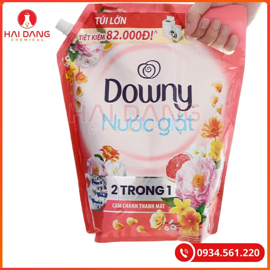Tinh Dầu Xịt Thơm Hương Downy 1 Lít Chai Cho Hóa Chất Tẩy Rửa | Giá Tốt Quảng Ninh