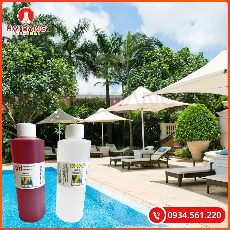 Dung Dịch Test Clo & pH Hồ Bơi OTO – Phenol 250ml Chính Xác | Giá Tốt Quảng Ninh