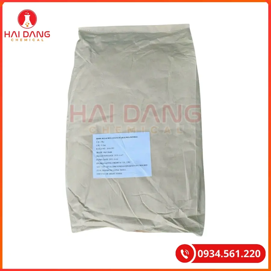 SLS Sodium Lauryl Sulfate Trung Quốc Nguyên Liệu Tẩy Rửa | Giá Tốt Tại Kho Quảng Ninh