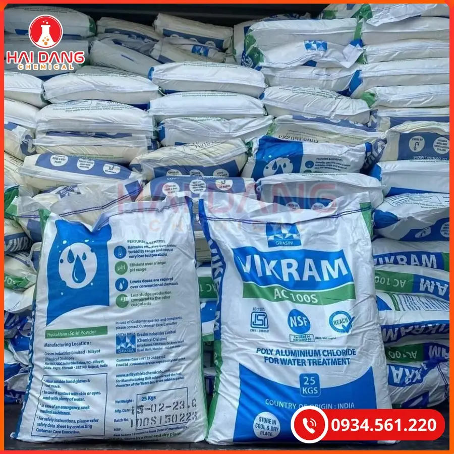 PAC Ấn Độ 30% Xử Lý Nước Keo Tụ Lắng Cặn | Giá Tốt Quảng Ninh