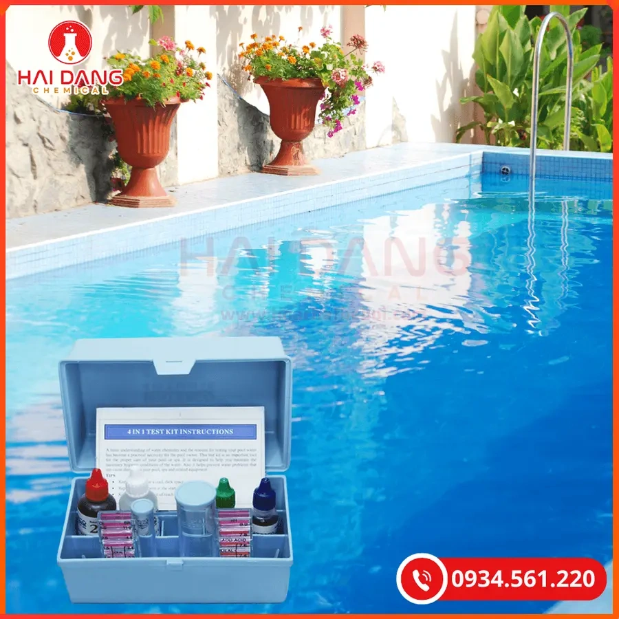 Hộp Test Nước 4 In 1 Waterco 31410 Kiểm Tra Nhanh Chỉ Số Hồ Bơi | Giá Tốt Quảng Ninh