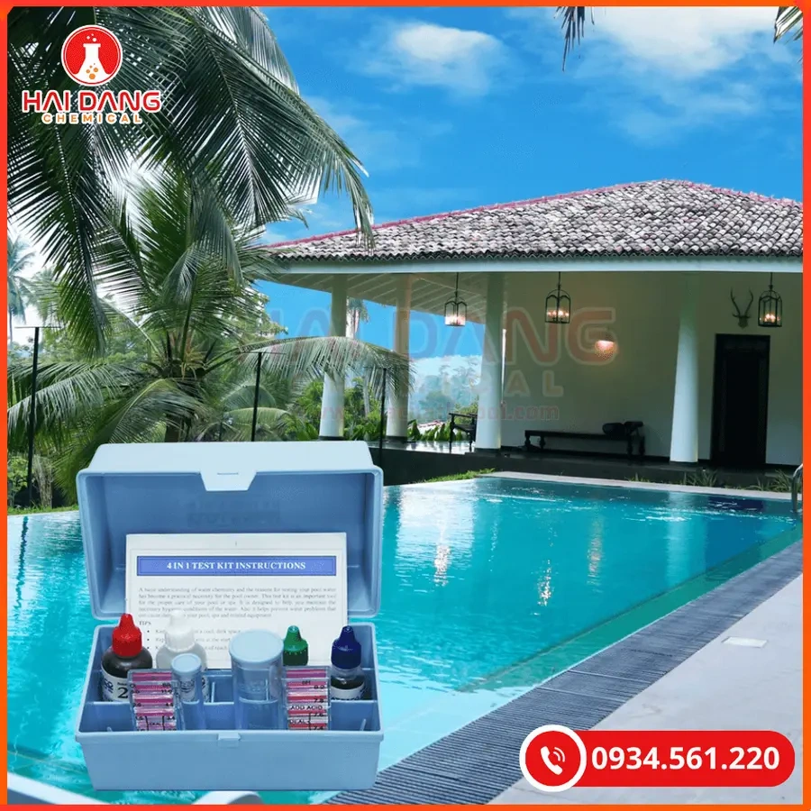 Hộp Test Nước 4 In 1 Waterco 31410 Kiểm Tra Nhanh Chỉ Số Hồ Bơi | Giá Tốt Quảng Ninh