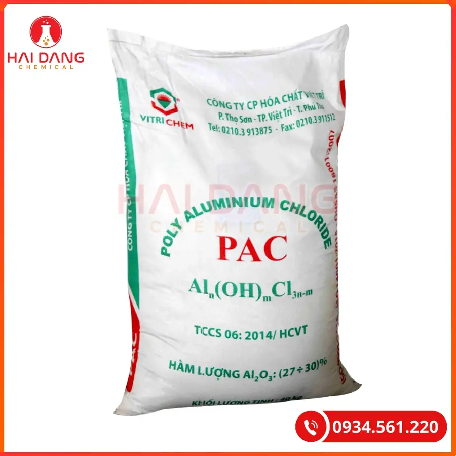 PAC Việt Trì 30% Xử Lý Nước PAC Vàng | Giá Tốt Quảng Ninh