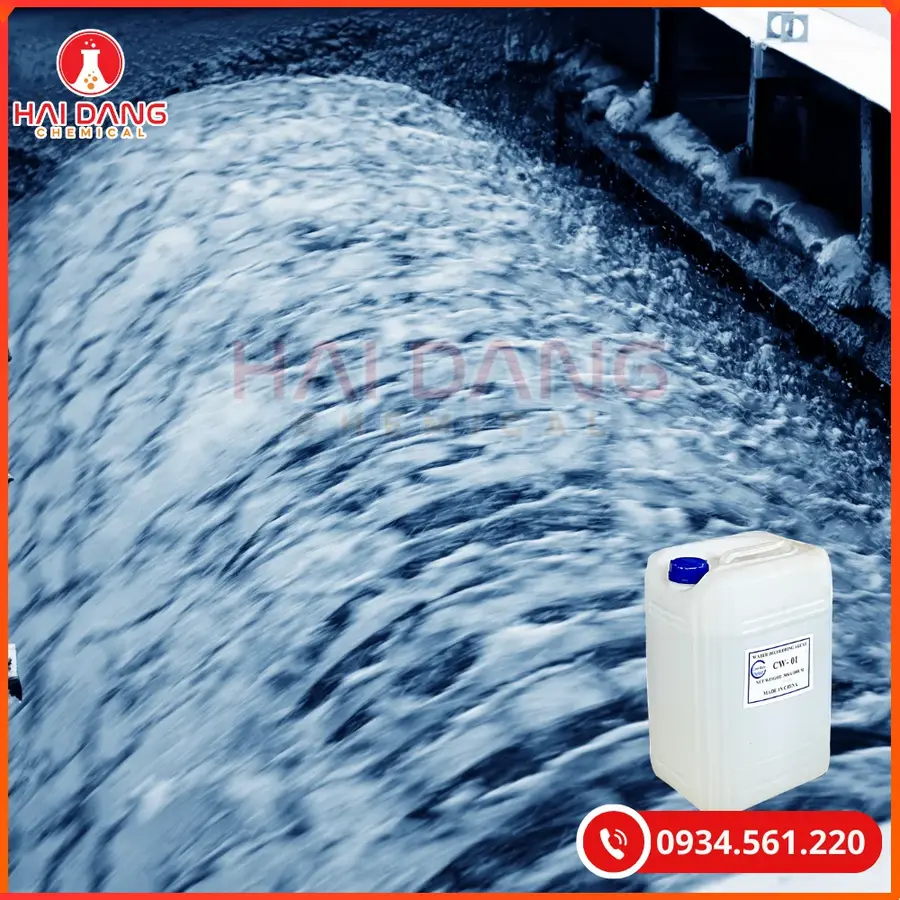 Khử Màu Nước Thải CW-01 Trung Quốc Can 30Kg | Giá Tốt Quảng Ninh
