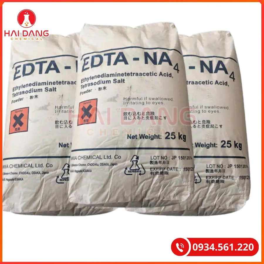EDTA 4Na Nhật Bản Nguyên Liệu Tẩy Rửa Giá Tốt Quảng Ninh