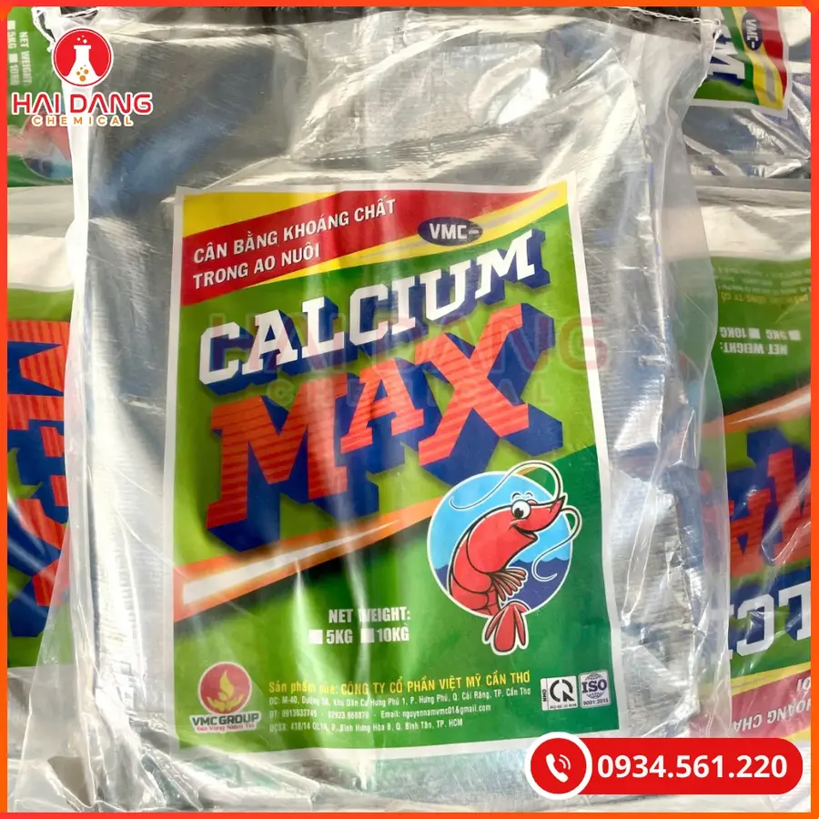 Khoáng Calcium Max Việt Nam Bao 10kg Bổ Sung Canxi Thủy Sản | Giá Tốt Tại Kho Quảng Ninh