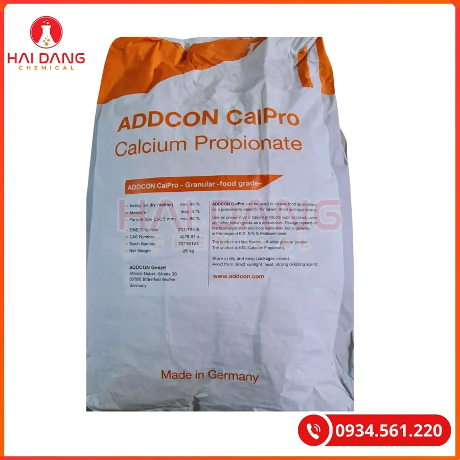 Calcium Propionate Đức | Giá Tốt Tại Quảng Ninh