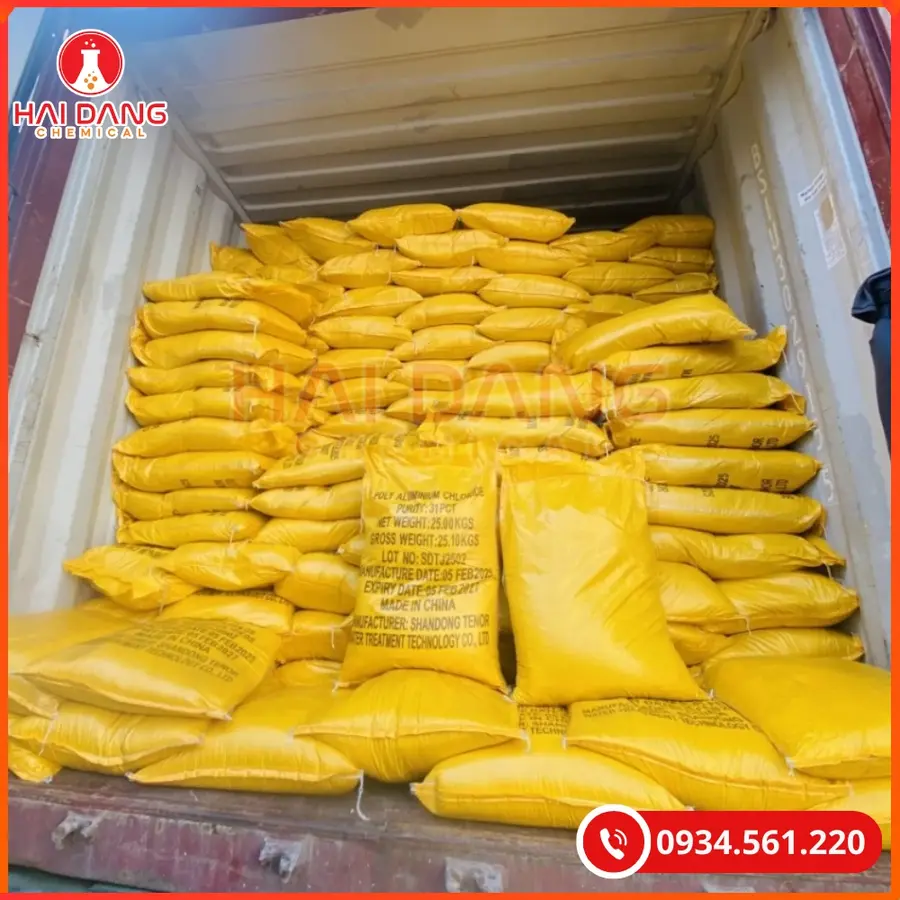 Polyaluminium Chloride PAC Trung Quốc Hóa Chất Xử Lý Nước | Giá Tốt Quảng Ninh
