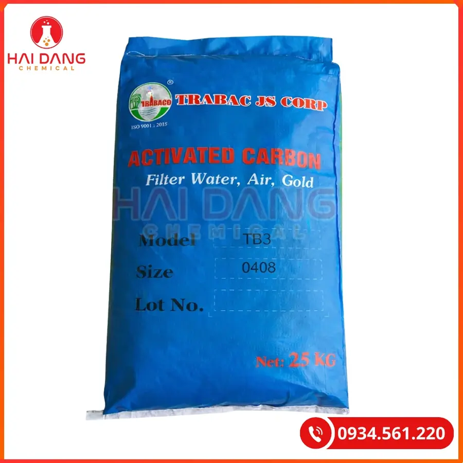 Than Hoạt Tính TB3 Iodine 1000 Xử Lý Nước | Giá Tốt Quảng Ninh