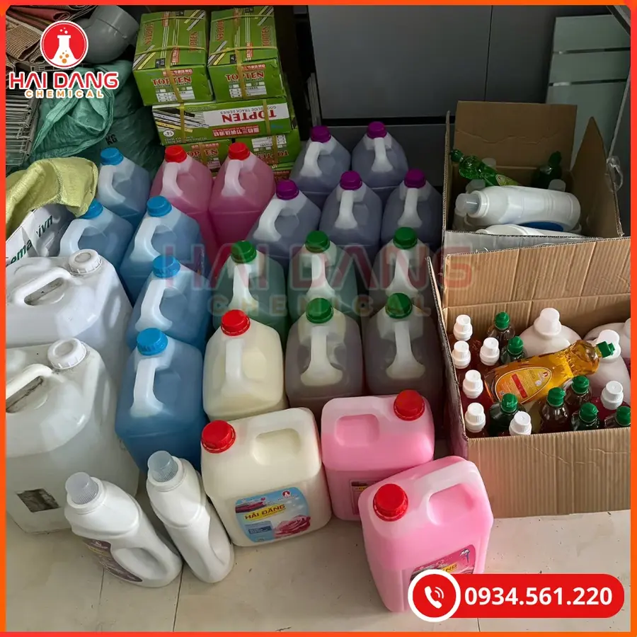 Nước Xả Vải Hải Đăng Hương Hoa Hồng Việt Nam 10 Lít Can 2 Lít Can | Giá Tốt Quảng Ninh