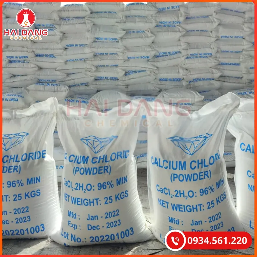 Khoáng Calcium Chloride CaCl₂ Bao 25kg Bổ Sung Canxi Thủy Sản | Giá Tốt Tại Kho Quảng Ninh