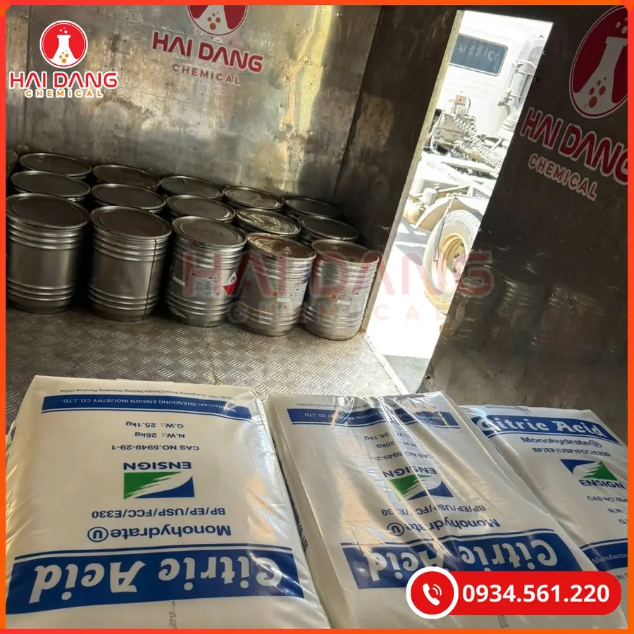 Acid Citric Trung Quốc 25kg Hóa Chất Công Nghiệp | Giá Tốt Quảng Ninh