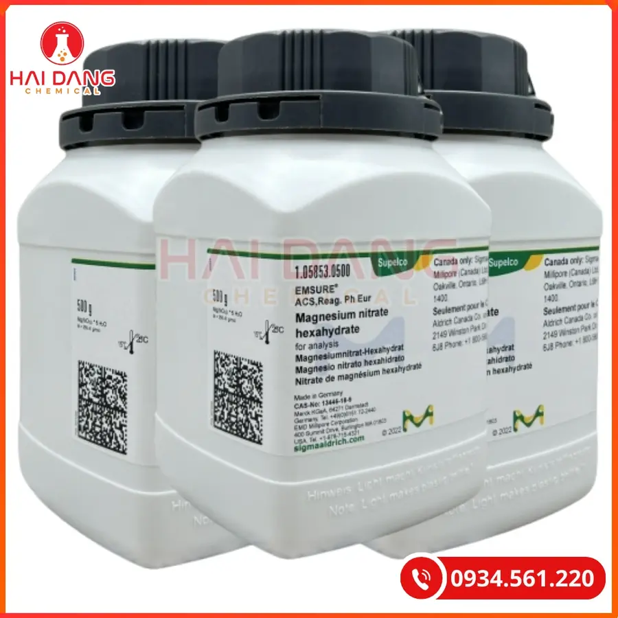 Magnesium Nitrate Hexahydrate Merck 500g Hóa Chất Thí Nghiệm | Giá Tốt Quảng Ninh