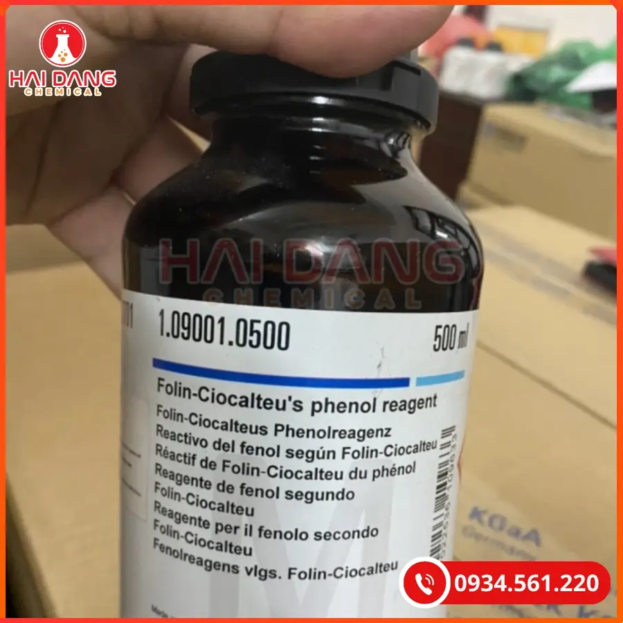 Folin-Ciocalteu's Phenol Reagent Merck 500ml Hóa Chất Thí Nghiệm | Giá Tốt Quảng Ninh