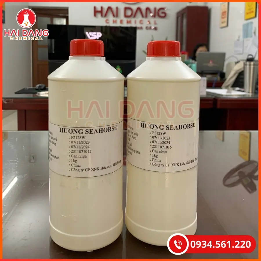 Tinh Dầu Xịt Thơm Hương Cá Ngựa 1 Lít Chai Cho Hóa Chất Tẩy Rửa | Giá Tốt Quảng Ninh