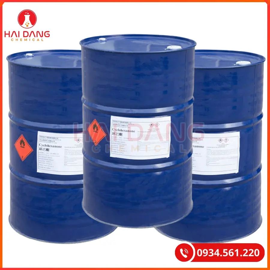 Cyclohexanone (CYC) Taiwan 190kg/Phuy Dung Môi Công Nghiệp | Giá Tốt Quảng Ninh