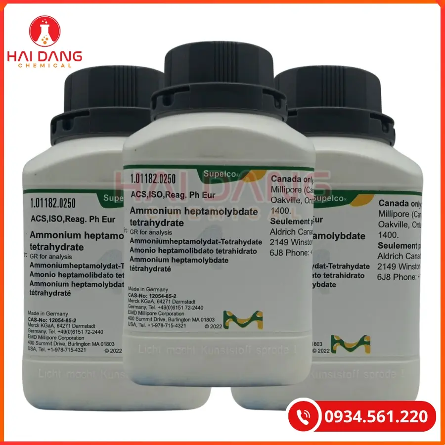 Ammonium Heptamolybdate Tetrahydrate Merck 1kg Hóa Chất Thí Nghiệm | Giá Tốt Quảng Ninh