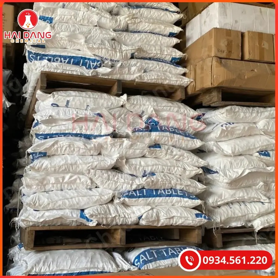 Muối Tinh NaCl Thái Lan 25kg Hóa Chất Công Nghiệp | Giá Tốt Quảng Ninh