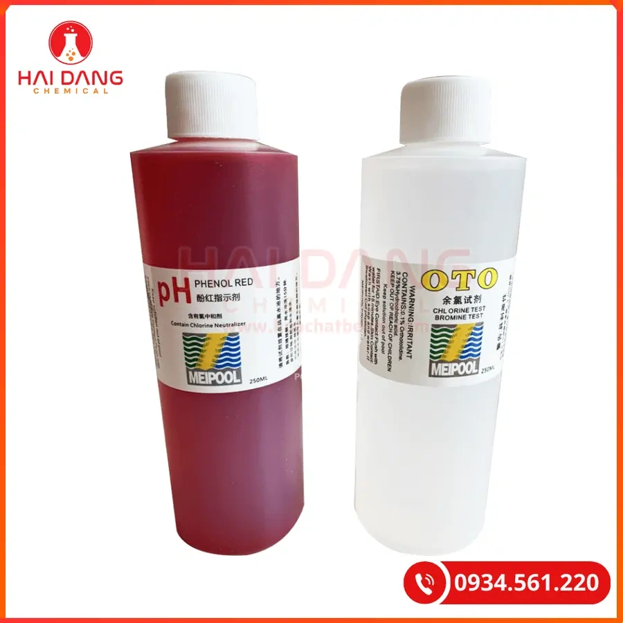 Dung Dịch Test Clo & pH Hồ Bơi OTO – Phenol 250ml Chính Xác | Giá Tốt Quảng Ninh