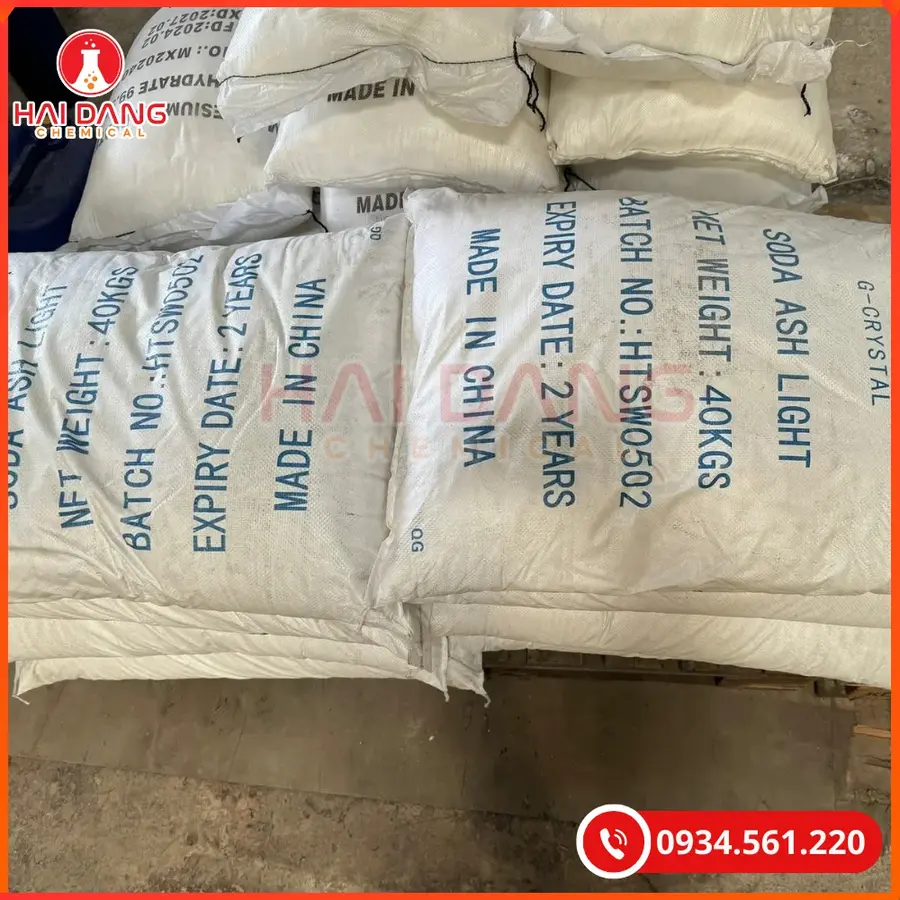 Soda Ash Light Na2CO3 Trung Quốc Xử Lý Nước | Giá Tốt Quảng Ninh