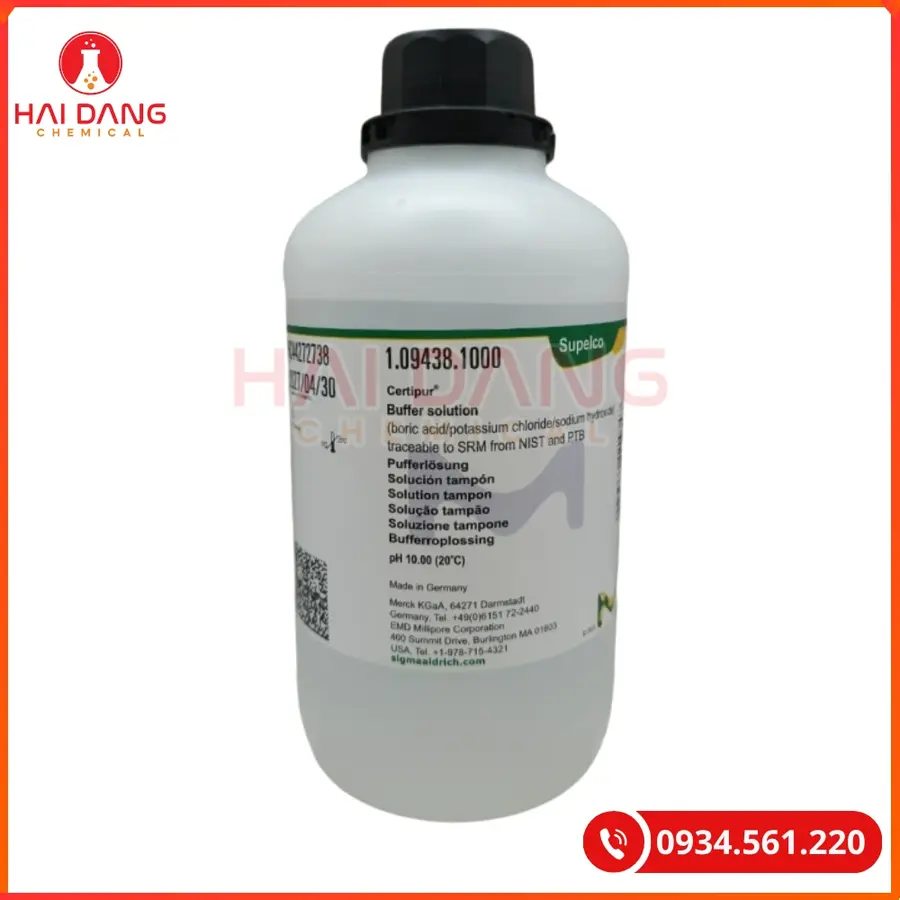 Dung Dịch Chuẩn pH 10 Merck 1L Hóa Chất Thí Nghiệm | Giá Tốt Quảng Ninh