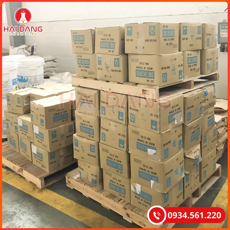 Zinc Chloride Taiwan ZnCl2 Hóa Chất Công Nghiệp | Giá Tốt Quảng Ninh